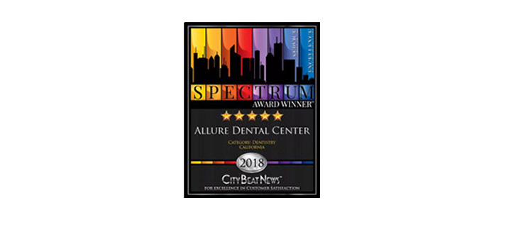 Allure Dental Center Spectrum Award Four Years and Counting Allure Dental Center Spectrum Award Four Years and Counting