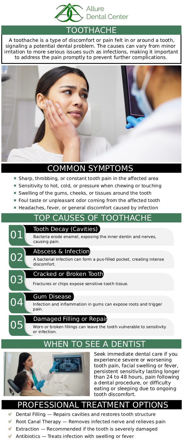 At Allure Dental Center, Dr. Trinh Lee and Dr. Suzanna Lee diagnose and treat toothaches caused by cavities, gum disease, cracked teeth, and infections. We provide personalized care to relieve pain and restore your dental health effectively. For more information, contact us or schedule an online appointment. We are conveniently located at 570 N Shoreline Blvd Mountain View, CA 94043. At Allure Dental Center, Dr. Trinh Lee and Dr. Suzanna Lee diagnose and treat toothaches caused by cavities, gum disease, cracked teeth, and infections. We provide personalized care to relieve pain and restore your dental health effectively. For more information, contact us or schedule an online appointment. We are conveniently located at 570 N Shoreline Blvd Mountain View, CA 94043.