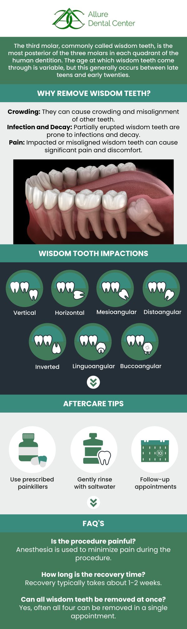 Experience the streamlined process and smooth recovery of wisdom teeth removal with our expert dentists Dr. Trinh Lee and Dr. Suzanna Lee at Allure Dental. Under the careful guidance of our skilled professionals, you'll undergo a precise procedure tailored to your needs, ensuring minimal discomfort and optimal results. Trust in our comprehensive post-operative care regimen, designed to support your recovery journey, so you can get back to smiling confidently in no time. For more information, contact us or schedule an online appointment. We are conveniently located at 570 N Shoreline Blvd Mountain View, CA 94043. Experience the streamlined process and smooth recovery of wisdom teeth removal with our expert dentists Dr. Trinh Lee and Dr. Suzanna Lee at Allure Dental. Under the careful guidance of our skilled professionals, you'll undergo a precise procedure tailored to your needs, ensuring minimal discomfort and optimal results. Trust in our comprehensive post-operative care regimen, designed to support your recovery journey, so you can get back to smiling confidently in no time. For more information, contact us or schedule an online appointment. We are conveniently located at 570 N Shoreline Blvd Mountain View, CA 94043.
